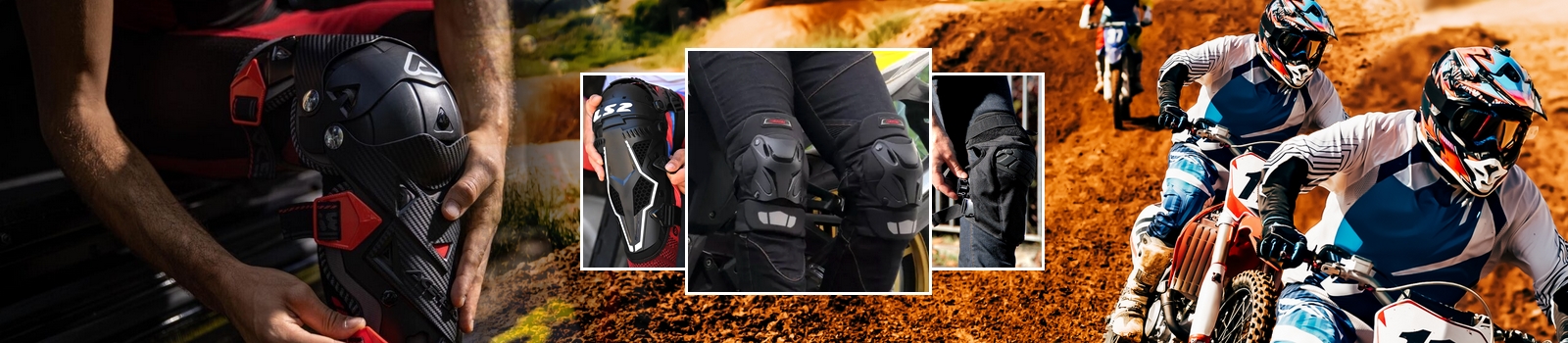 ginocchiere per motocross